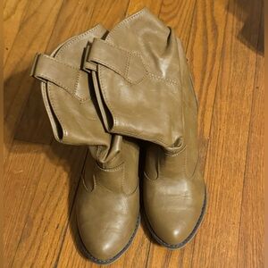 Womens Charles Albert Light Brown Boots Size 7